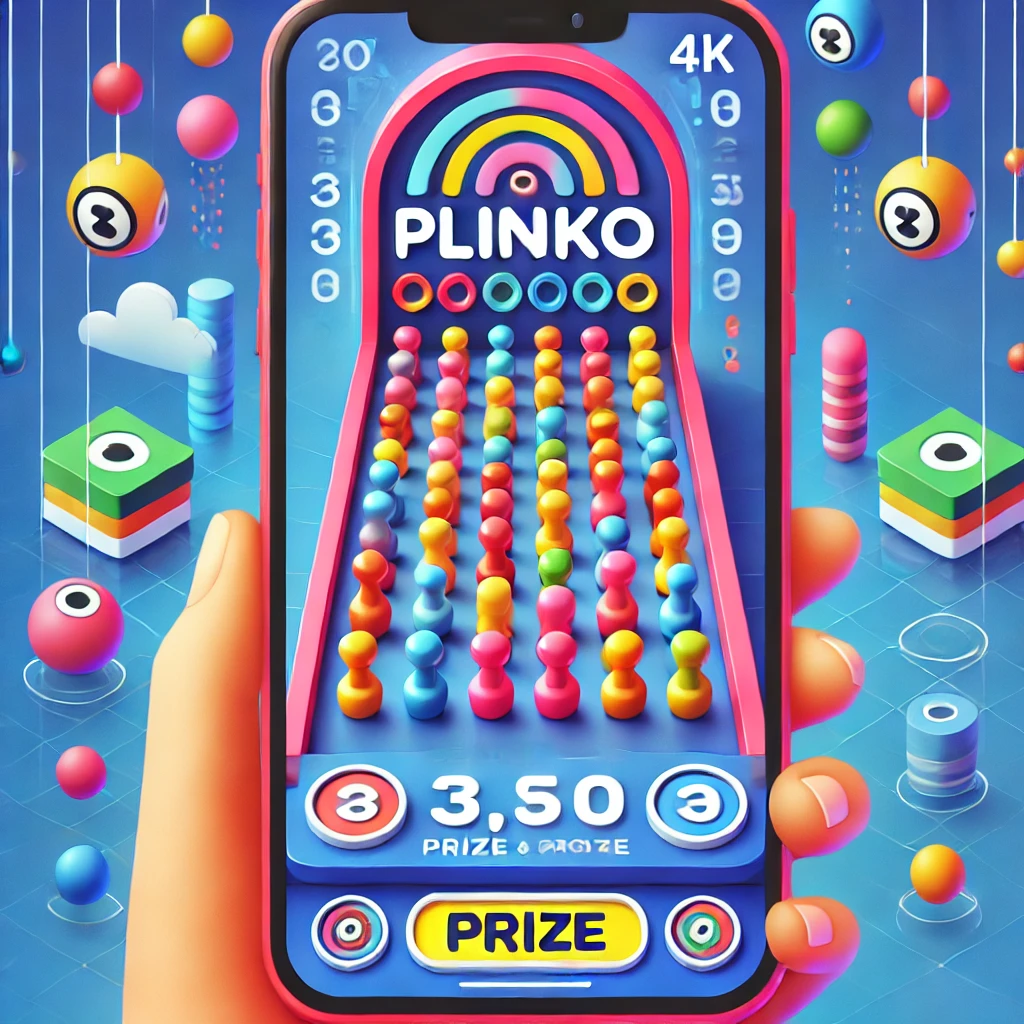 Imagem ilustrando o aplicativo Plinko Brasil disponível para download, destacando a compatibilidade com dispositivos iOS e Android e uma interface otimizada para jogadores.